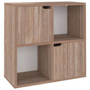 vidaXL szürke-sonoma színű szerelt fa könyvespolc 60 x 27,5 x 59,5 cm