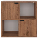 vidaXL barna tölgyszínű szerelt fa könyvespolc 60 x 27,5 x 59,5 cm