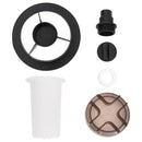 vidaXL fekete medence-homokszűrő előszűrővel