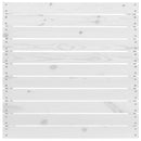 vidaXL 3 részes fehér tömör fenyőfa kerti ülőgarnitúra párnákkal