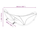 vidaXL szürke acélvázas és textilén szövet hintázó napozóágy kerékkel