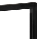 vidaXL 2 darab tömör akácfa és acél falipolc 25 x 25 x 35 cm