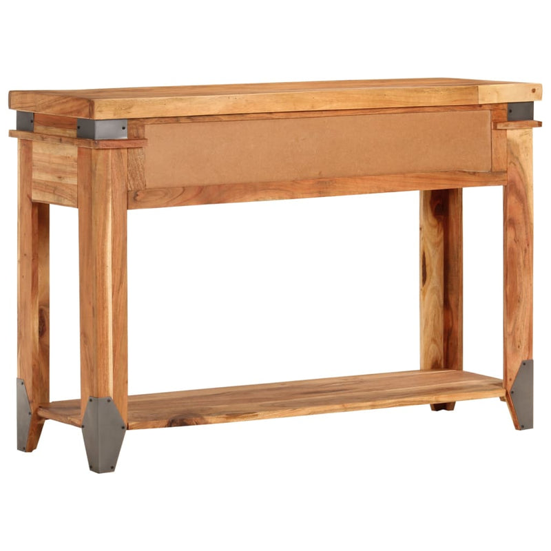 vidaXL tömör akácfa tálalóasztal 110 x 34 x 74 cm