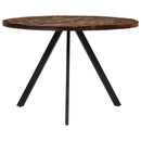 vidaXL tömör újrahasznosított fa étkezőasztal 110 x 75 cm