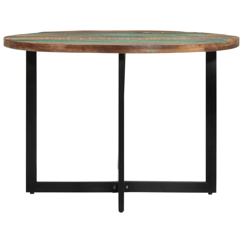 vidaXL tömör újrahasznosított fa étkezőasztal 110 x 75 cm