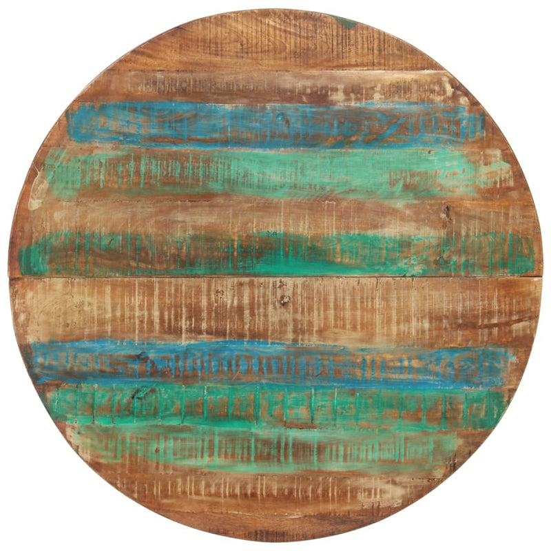 vidaXL tömör újrahasznosított fa étkezőasztal 110 x 75 cm