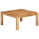 vidaXL tömör akácfa dohányzóasztal 80 x 80 x 40 cm