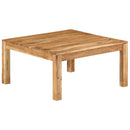 vidaXL tömör akácfa dohányzóasztal 80 x 80 x 40 cm