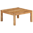 vidaXL tömör akácfa dohányzóasztal 80 x 80 x 40 cm