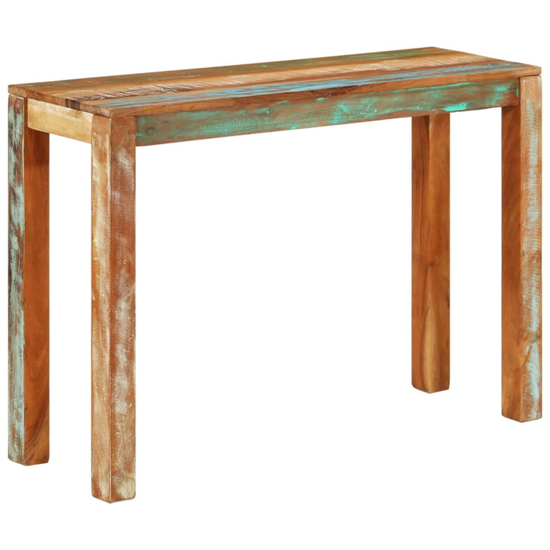 vidaXL tömör újrahasznosított fa tálalóasztal 110 x 35 x 76 cm