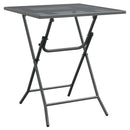 vidaXL antracitszürke expandált fém hálós kerti asztal 60 x 60 x 72 cm