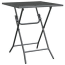 vidaXL antracitszürke expandált fém hálós kerti asztal 60 x 60 x 72 cm