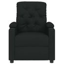 vidaXL fekete szövet dönthető fotel