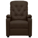 vidaXL barna műbőr dönthető fotel