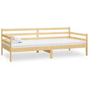 vidaXL tömör fenyőfa dívány matraccal 90 x 200 cm