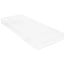 vidaXL fehér tömör fenyőfa dívány matraccal 90 x 200 cm