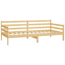 vidaXL tömör fenyőfa dívány matraccal 90 x 200 cm