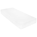 vidaXL fehér tömör fenyőfa dívány matraccal 90 x 200 cm