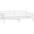 vidaXL fehér tömör fenyőfa dívány fiókokkal 90 x 200 cm