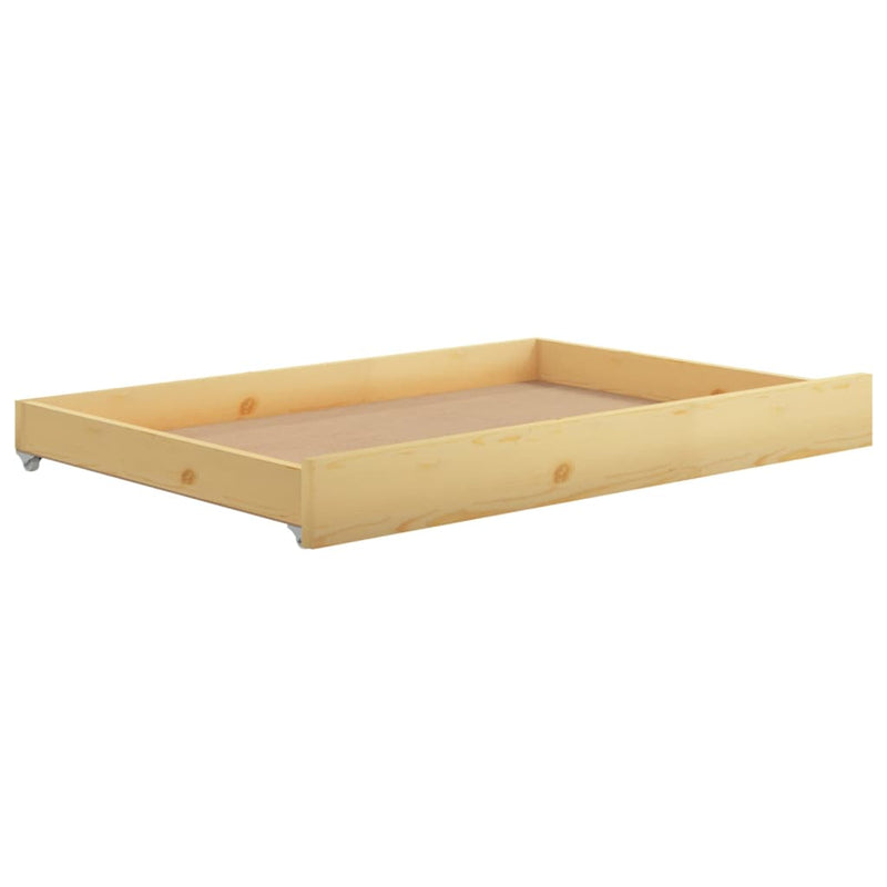 vidaXL tömör fenyőfa kihúzható kanapéágy 2 x (90 x 200) cm