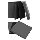 vidaXL szürke összecsukható PVC tárolóülőke