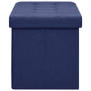 vidaXL kék összecsukható művászon tárolópad