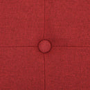 vidaXL bordó összecsukható művászon tárolópad