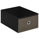 vidaXL barna összecsukható művászon tárolópad 76 x 38 x 38 cm