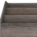 vidaXL szürke-sonoma színű szerelt fa gyerek újságtartó 71x30x78,5 cm