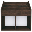 vidaXL füstös tölgy színű szerelt fa gyerek újságtartó 71x30x78,5 cm