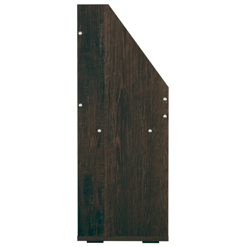 vidaXL füstös tölgy színű szerelt fa gyerek újságtartó 71x30x78,5 cm