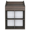 vidaXL szürke-sonoma színű szerelt fa gyerek újságtartó 71x30x114 cm