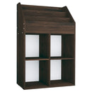 vidaXL füstös tölgy színű szerelt fa gyerek újságtartó 71x30x114 cm