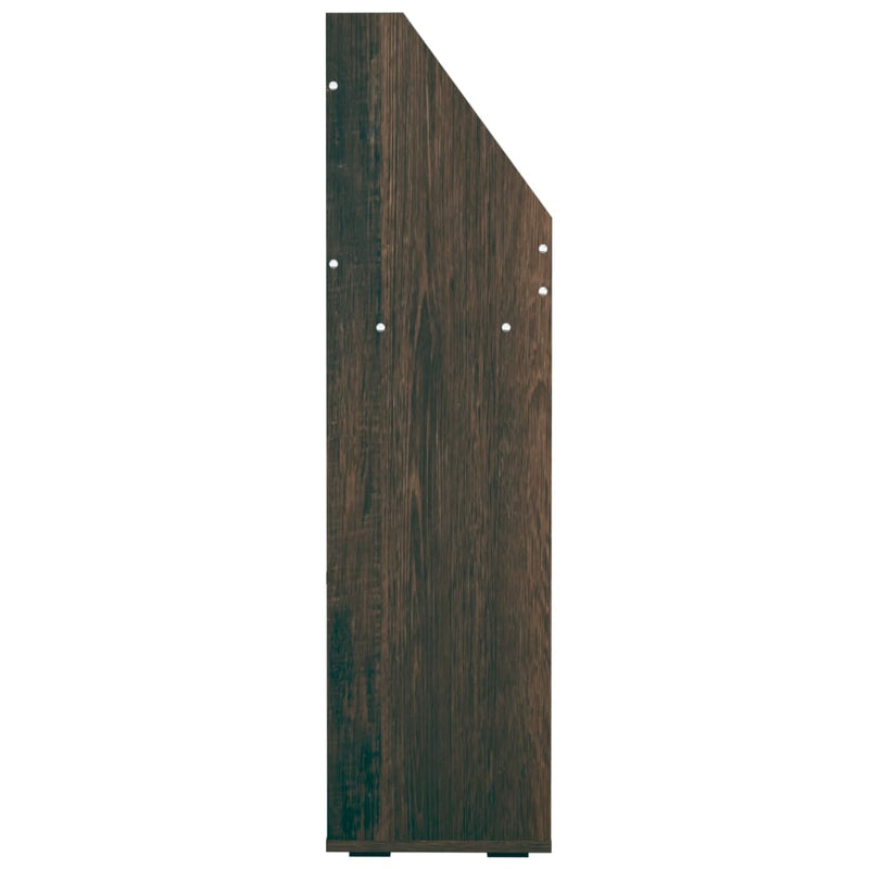 vidaXL füstös tölgy színű szerelt fa gyerek újságtartó 71x30x114 cm