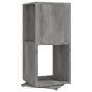 vidaXL betonszürke szerelt fa forgószekrény 34,5x34,5x75,5 cm
