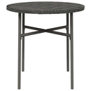 vidaXL szürke polyrattan teázóasztal 45 cm