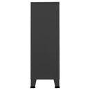 vidaXL antracitszürke acél ipari stílusú ruhásszekrény 67x35x107 cm