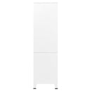 vidaXL fehér fém ruhásszekrény 90 x 50 x 180 cm