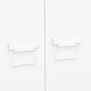 vidaXL fehér fém ruhásszekrény 90 x 50 x 180 cm