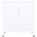 vidaXL fehér acél ipari tárolóláda 90 x 40 x 100 cm