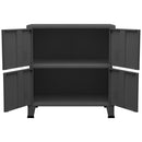 vidaXL antracitszürke acél ipari tárolószekrény 75 x 40 x 80 cm