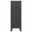 vidaXL antracitszürke fém ipari tárolószekrény 75 x 40 x 115 cm