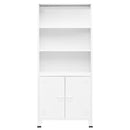 vidaXL fehér ipari stílusú acél könyvespolc 80 x 32 x 180 cm