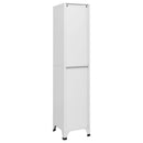 vidaXL világosszürke acél zárható szekrény 38 x 40 x 180 cm