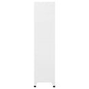 vidaXL világos- és sötétszürke acél zárható szekrény 90 x 40 x 180 cm