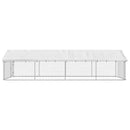 vidaXL kültéri kutyakennel tetővel 600 x 300 x 150 cm