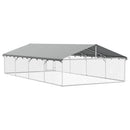 vidaXL kültéri kutyakennel tetővel 600 x 300 x 150 cm