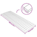vidaXL ágyrács-csere 24 léccel, 70 x 200 cm