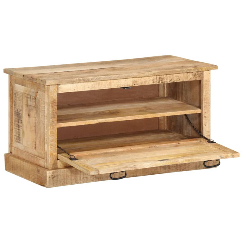 vidaXL tömör mangófa cipőtároló pad 85 x 40 x 45 cm