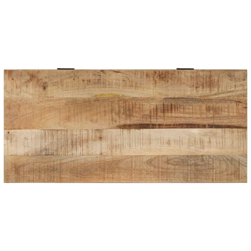 vidaXL tömör mangófa cipőtároló pad 85 x 40 x 45 cm